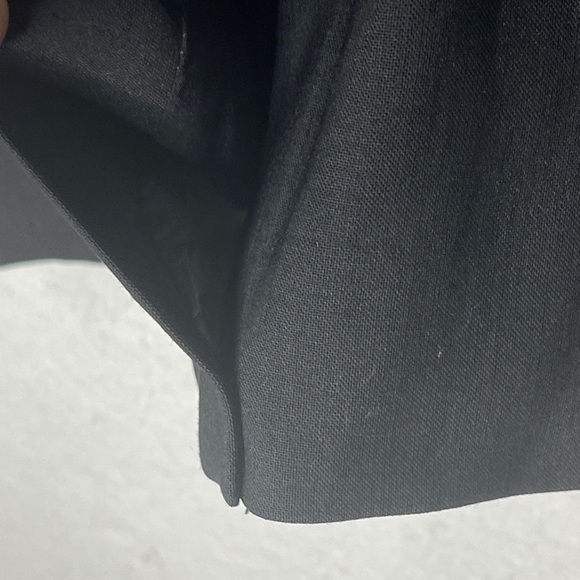 Banana Republic Virgin Wool Italian Fabric Black Cap Sleeve Sheath Dress Size 6 - Picture 9 of 9